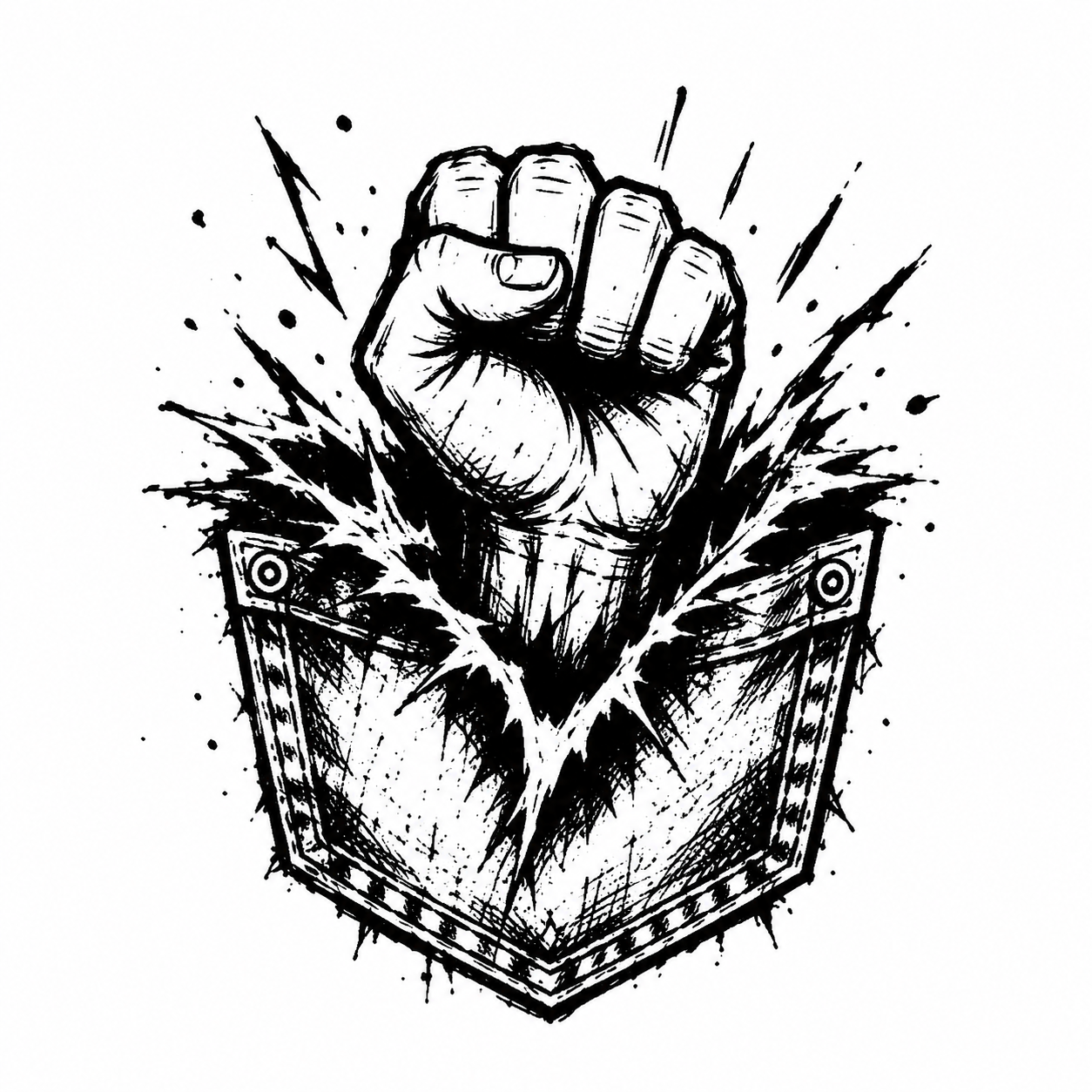 Riot Pocket Primary Logo