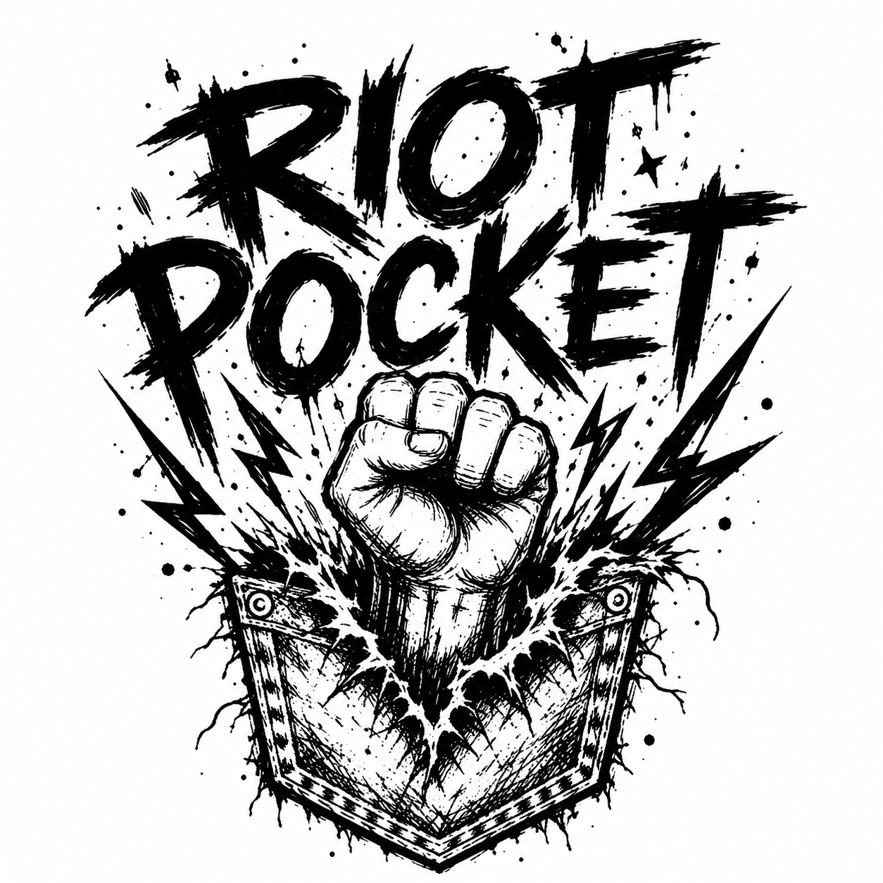 Riot Pocket Wordmark